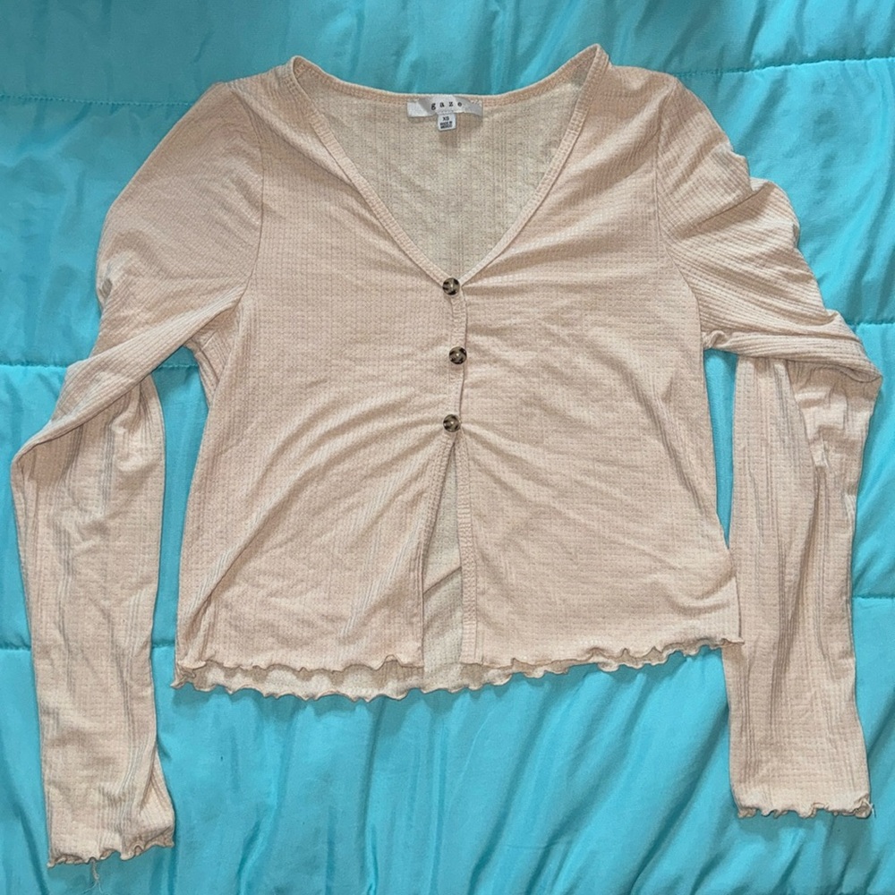 Long Sleeve Crop Top